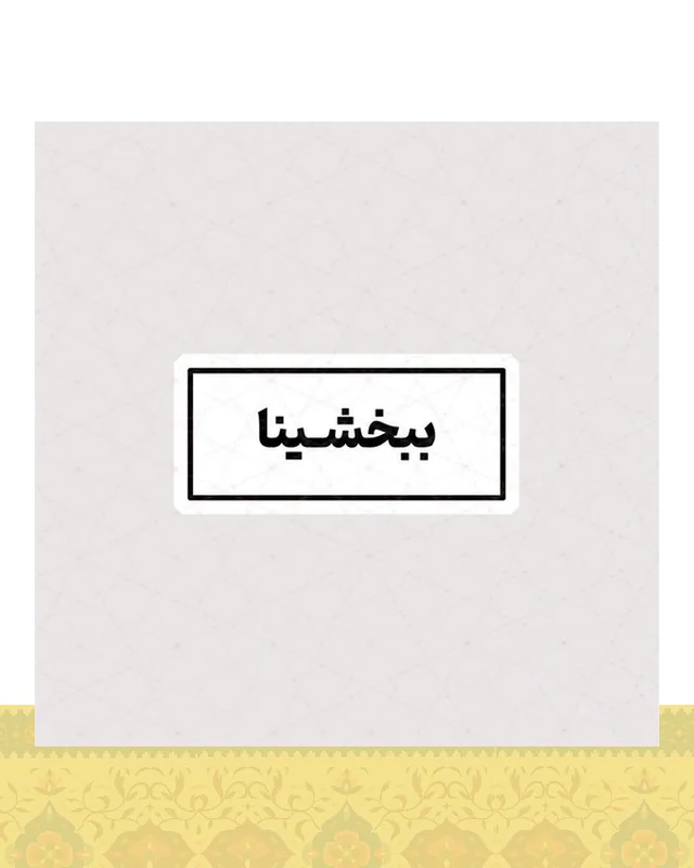 استیکر متن ببخشینا  در دیارلند