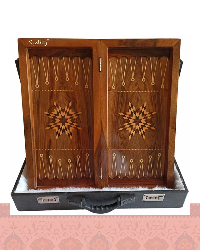 خرید تخته نرد منبت طرح پاسارگاد  در اروپا و آمریکا