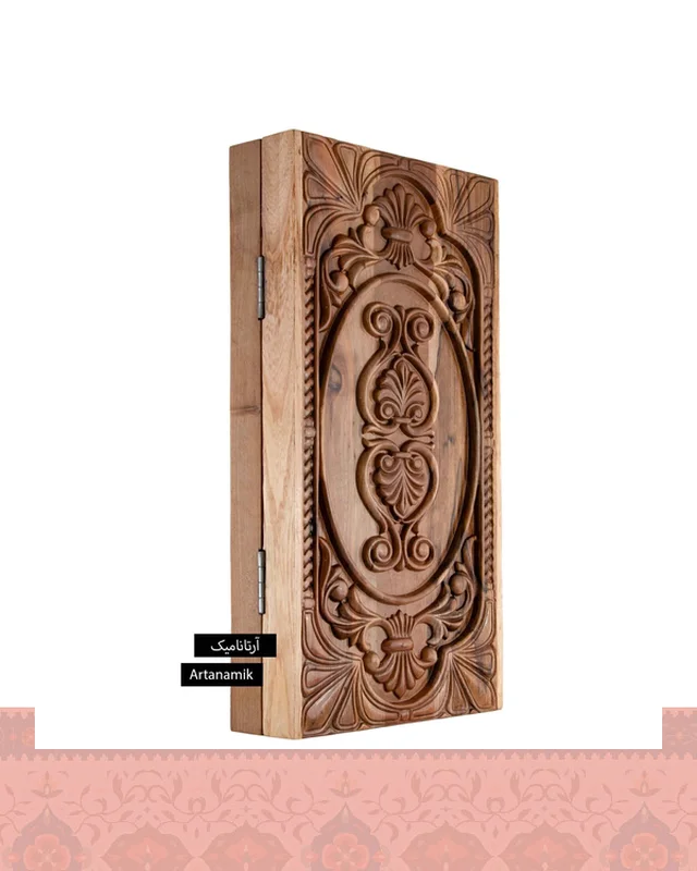 خرید تخته نرد منبت و cnc طرح گل و بوته ارزی