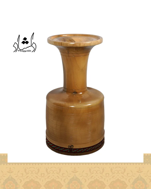 خرید تنبک حلمی یک تکه دهانه 26 طرح 2 از ایران