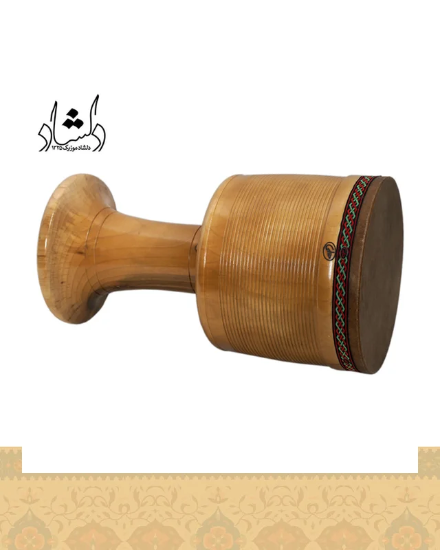 خرید تنبک حلمی یک تکه دهانه 26 طرح 2 ارزی