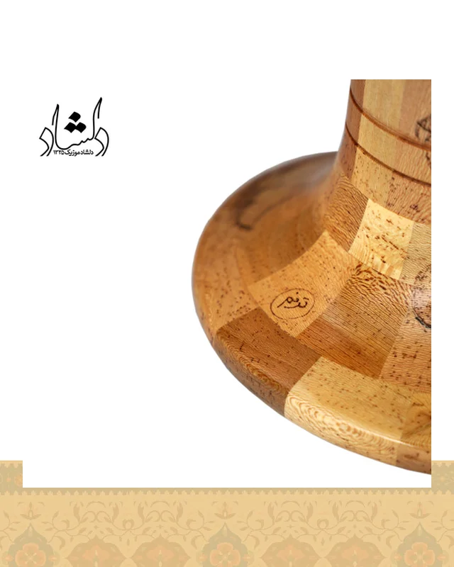 قیمت تنبک حلمی سوخته کاری دهانه 27 طرح 5 در خارج ایران
