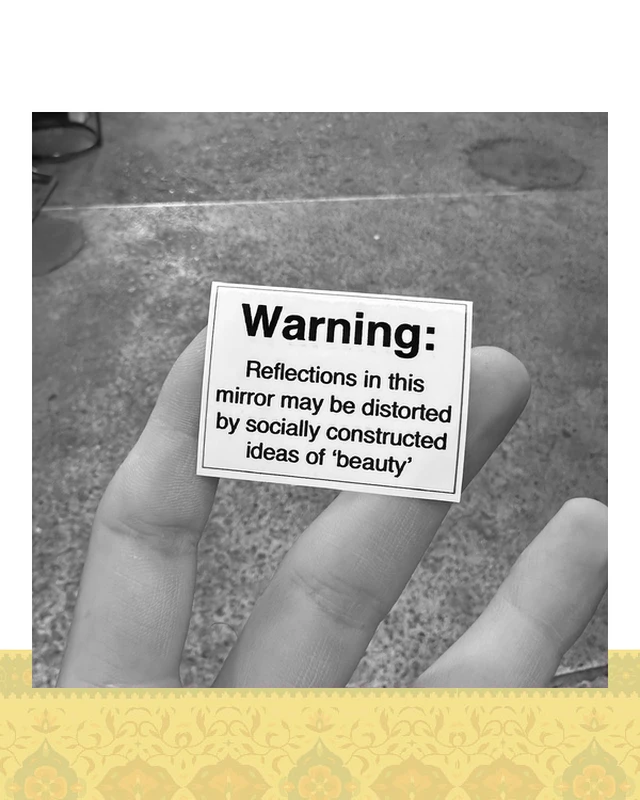 استيكر تكي "warning"