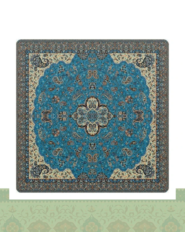 ترمه ابریشم 1*1 طرح شاه صنم