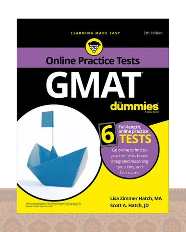 کتاب زبان جی مت فور دامیز GMAT For Dummies