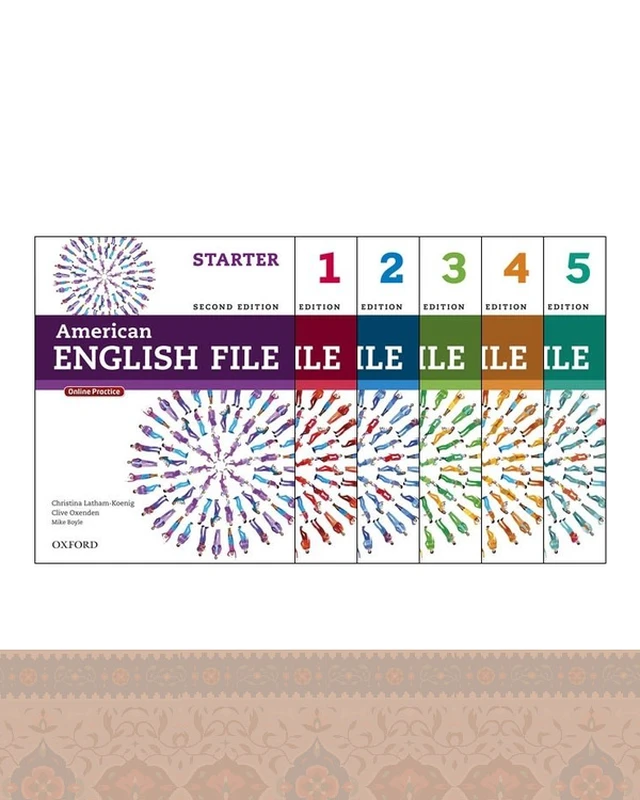 پک 6 جلدی امریکن انگلیش فایل ویرایش دوم American English File رحلی