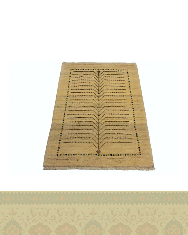 ارسال و فروش گبه دستباف قشقایی ذرع چارک درخت زندگی کد 2440 (119 در 81) در خارج از کشور