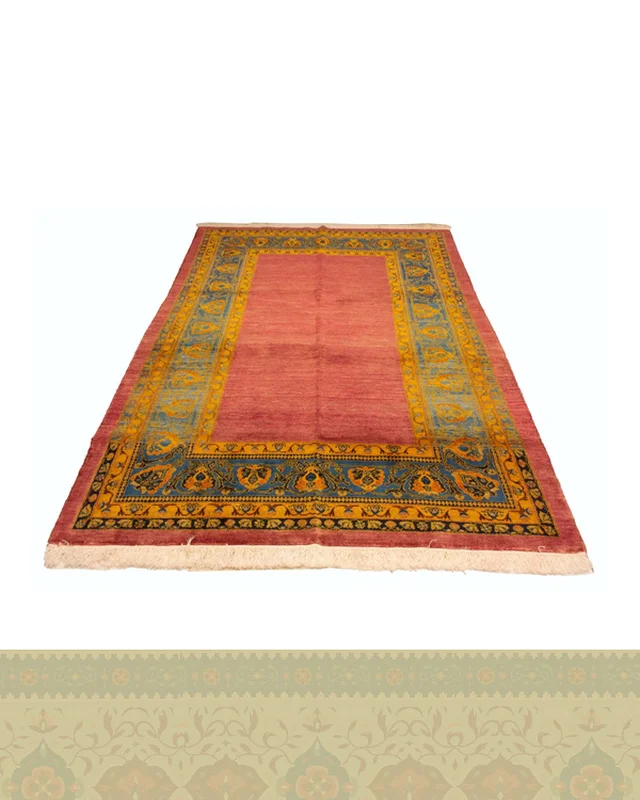 خرید گبه دستباف قشقایی پرده ای چهار متری صورتی کد 2586 (250 در 167) در اروپا و آمریکا