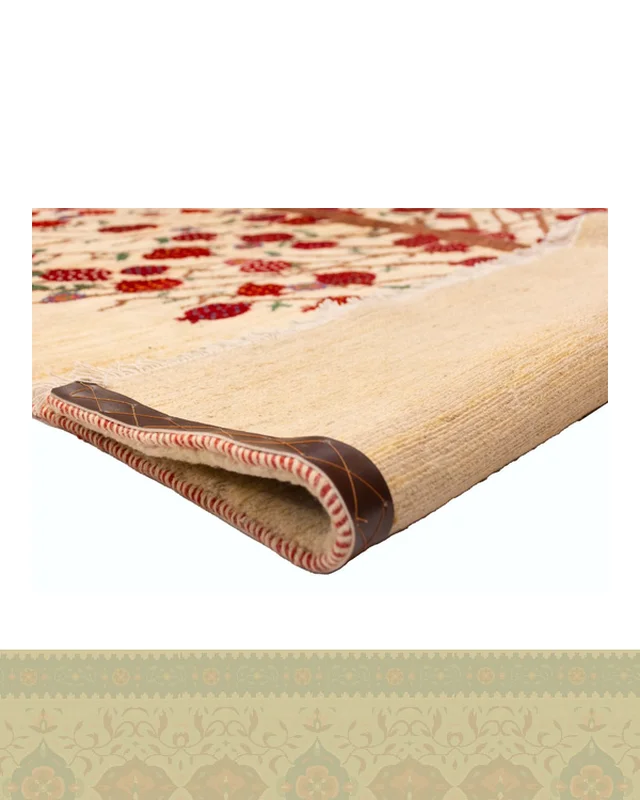 قیمت گبه دستباف قشقایی درخت انار چهار متری کد 2325 (223 در 162) در خارج ایران