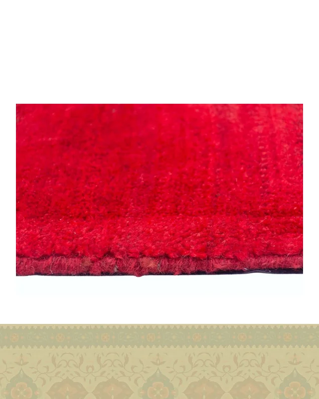 عکس گبه دستباف قشقایی شش متری قرمز کد 2452 (277 در 200)