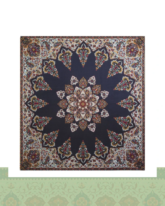 ترمه ابریشم 1*1 طرح سرو