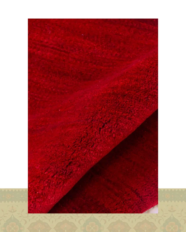 خرید گبه دستباف قشقایی شش متری قرمز کد 2452 (277 در 200) از ایران