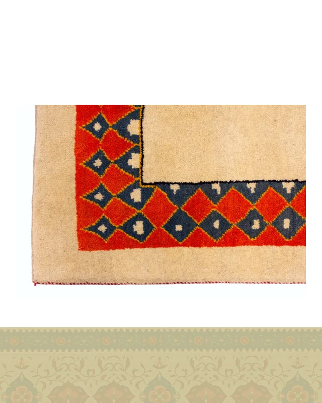 عکس گبه دستباف قشقایی درخت سرو سه متری کد 2446 (210 در 147)