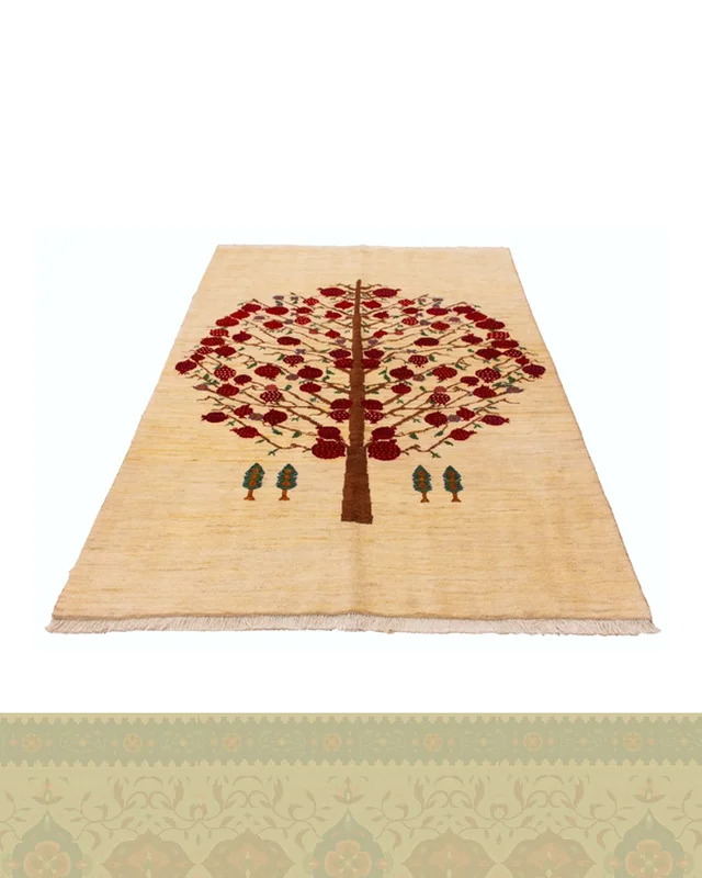گبه دستباف قشقایی درخت انار چهار متری کد 2325 (223 در 162) در دیارلند