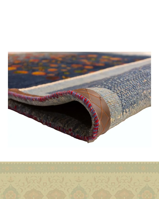 ارسالی مستقیم گبه دستباف قشقایی درخت انار آبی دو متری کد 2430 (177 در 124) از ایران