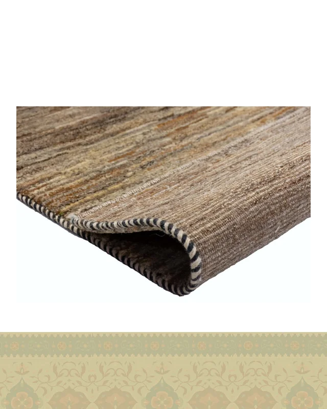 ارسال گبه دستباف قشقایی چهار متری طوسی ساده مینیمال کد 2352 (237 در 166) به خارج ایران