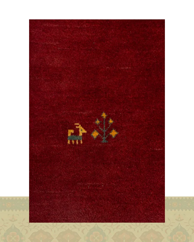 خرید گبه دستباف قشقایی قرمز کد 2268 (198 در 158) در اروپا و آمریکا