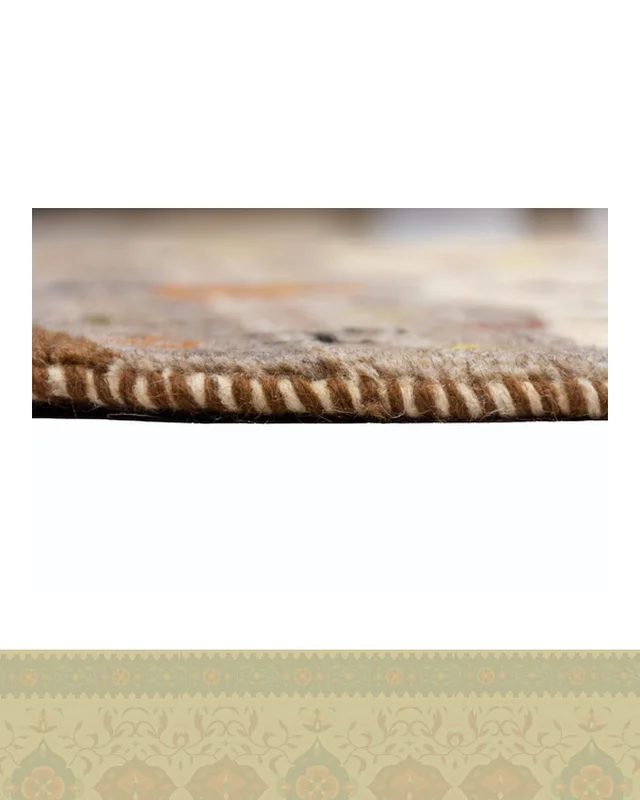 خرید گبه دستباف قشقایی گرد کد 2413 (60 در 60) در اروپا و آمریکا