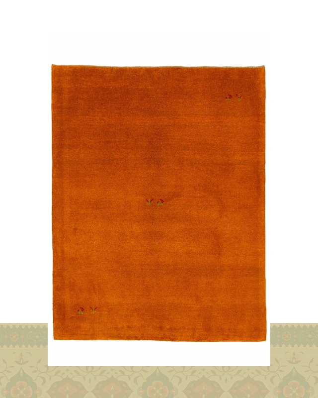 گبه دستباف قشقایی سه متری خردلی کد 2344 (192 در 151)