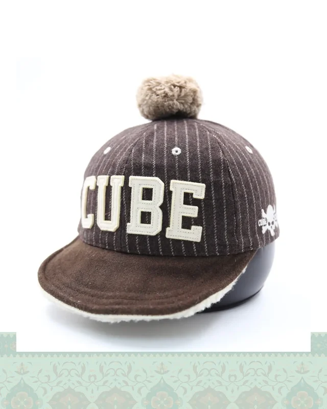 فوتر ماهوتی پم دار تکه دوزی CUBE  در دیارلند