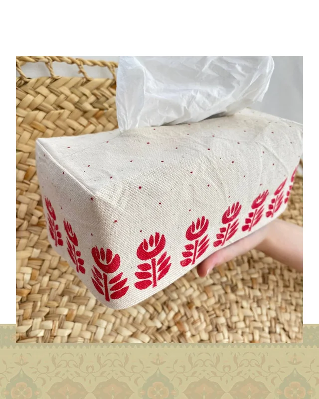 جای دستمال کاغذی طرح گلایل در دیارلند