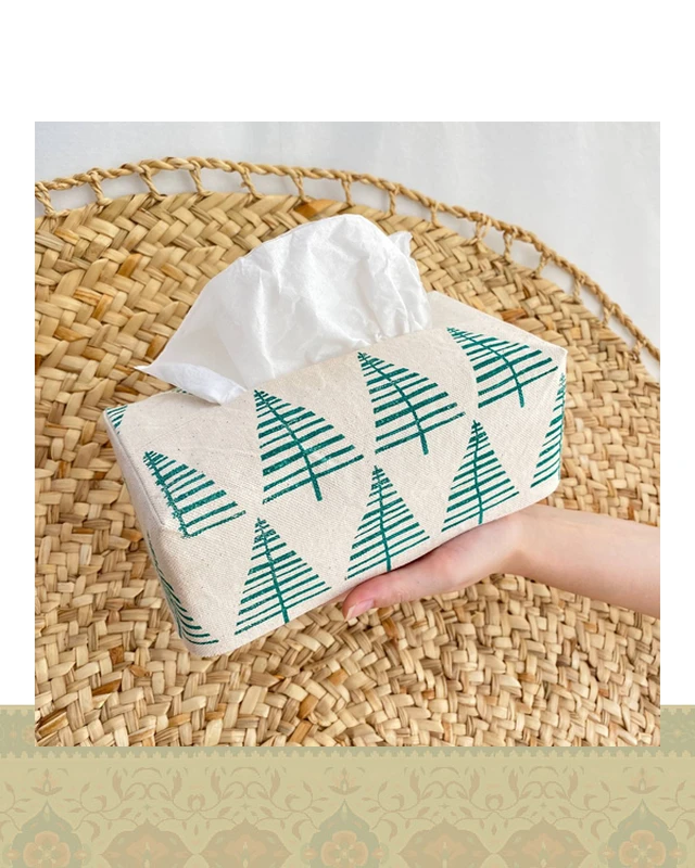 جای دستمال کاغذی طرح کاج