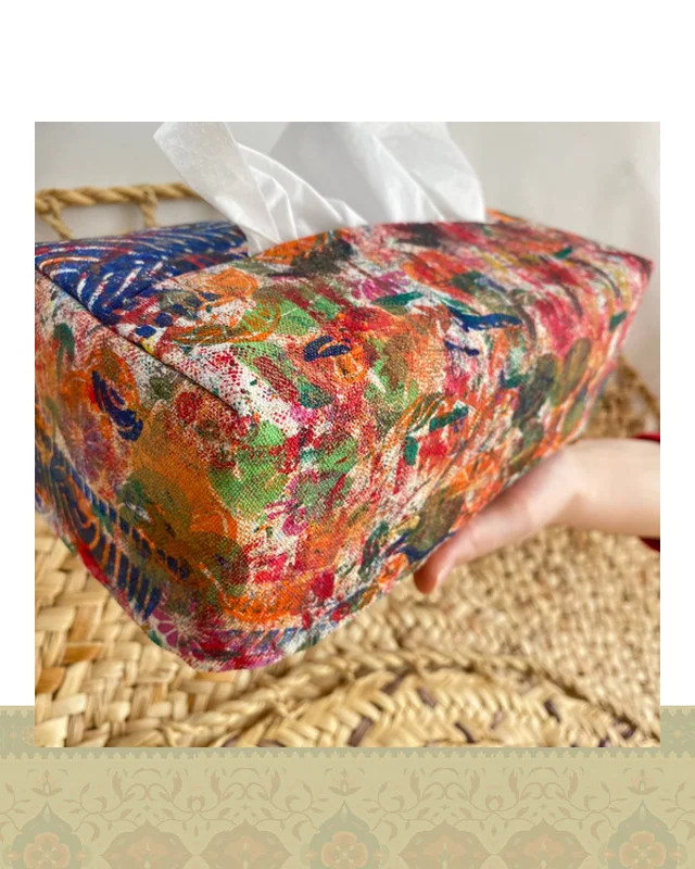 جای دستمال کاغذی طرح آبرنگی در دیارلند