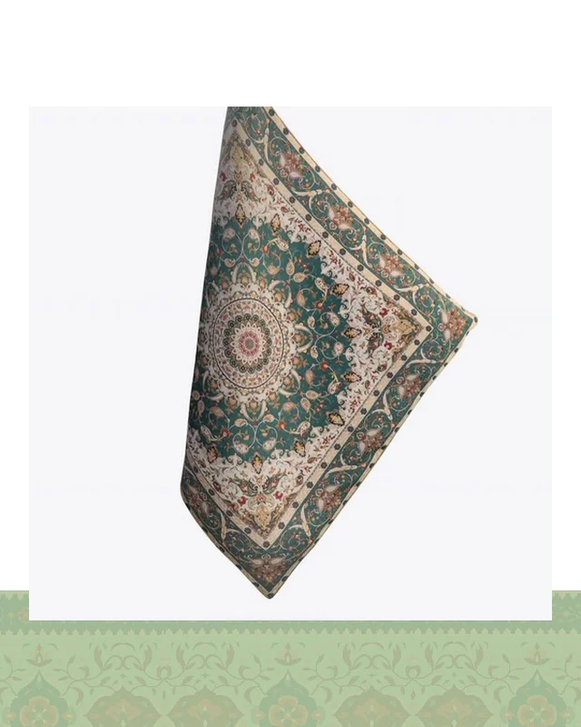 خرید ترمه ابریشم 1*1 طرح ماهور در اروپا و آمریکا