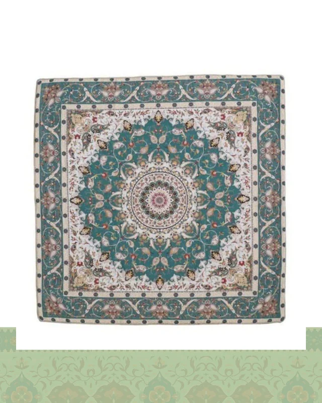 ترمه ابریشم 1*1 طرح ماهور در دیارلند