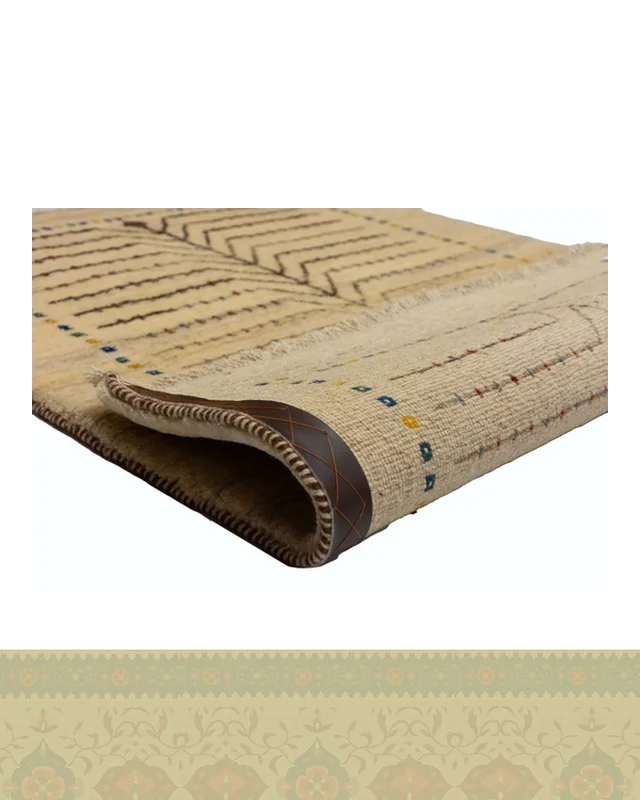 ارسالی مستقیم گبه دستباف قشقایی ذرع چارک درخت زندگی کد 2440 (119 در 81) از ایران