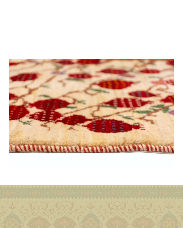 خرید گبه دستباف قشقایی درخت انار چهار متری کد 2325 (223 در 162) در اروپا و آمریکا