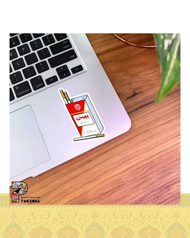 استیکر پاکت سیگار بهمن قرمز  در دیارلند