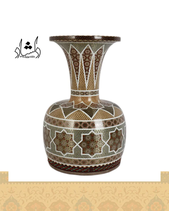 عکس تنبک حلمی مدل خاتم کاری