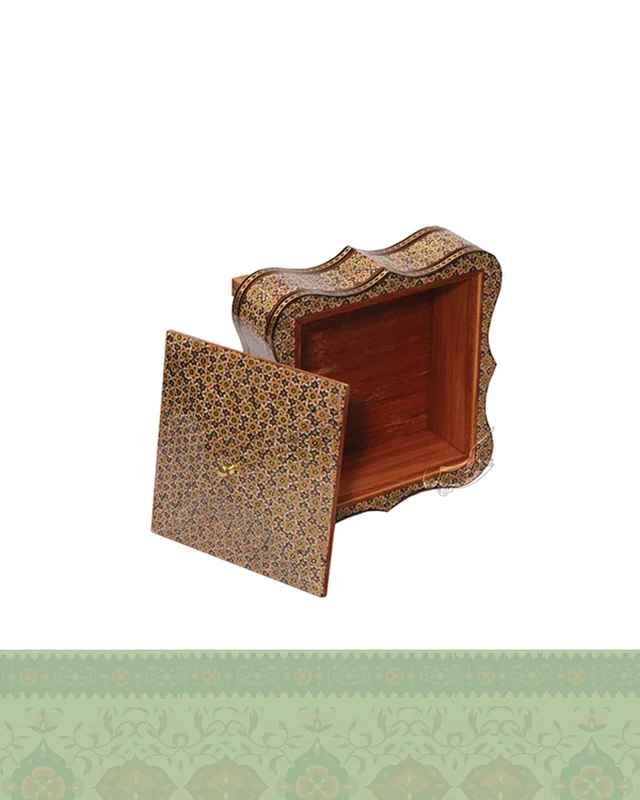 خرید جعبه شکلات خاتمکاری مربع در اروپا و آمریکا
