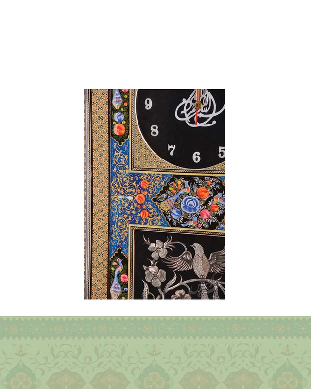 ساعت قلمزنی با قاب خاتم در دیارلند