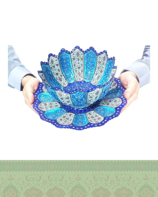 ارسال و فروش ست میوه خوری میناکاری  در خارج از کشور