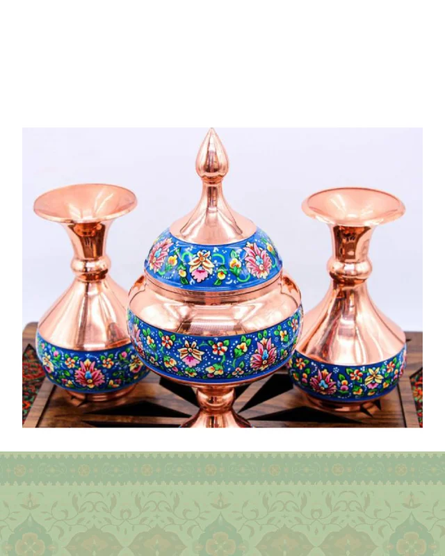 سرویس شکلات خوری و گلدان پرداز در دیارلند