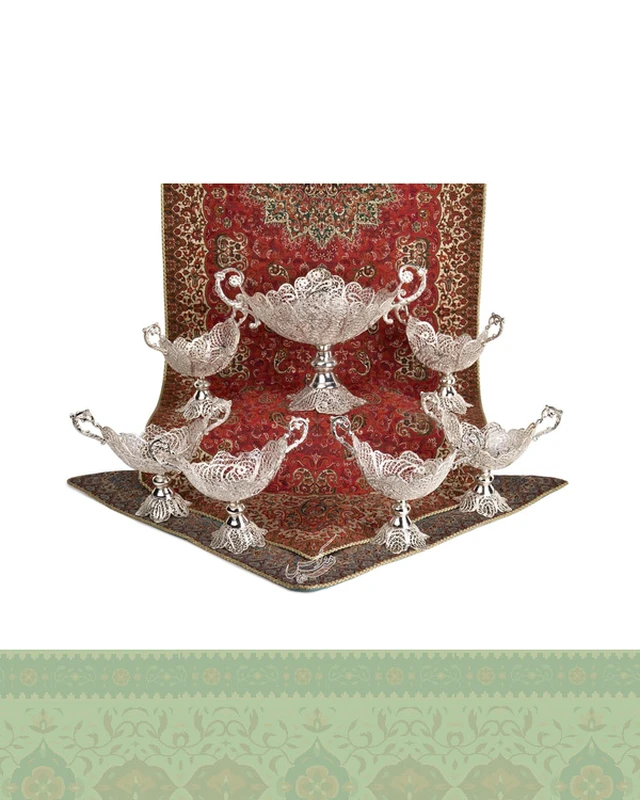 سرویس کشکول ملیله کاری