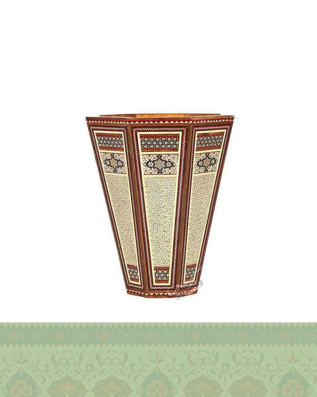 سطل خاتم کاری مدل سپید