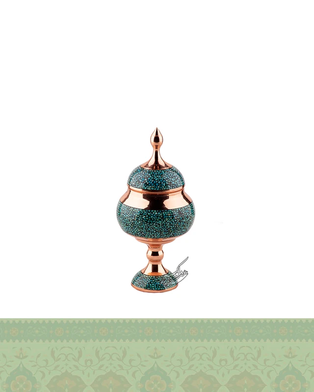 شکلات خوری فیروزه کوبی کوچک سایز 24