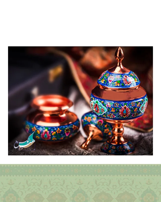 ارسال و فروش شکلات خوری مس و پرداز سایز متوسط در خارج از کشور