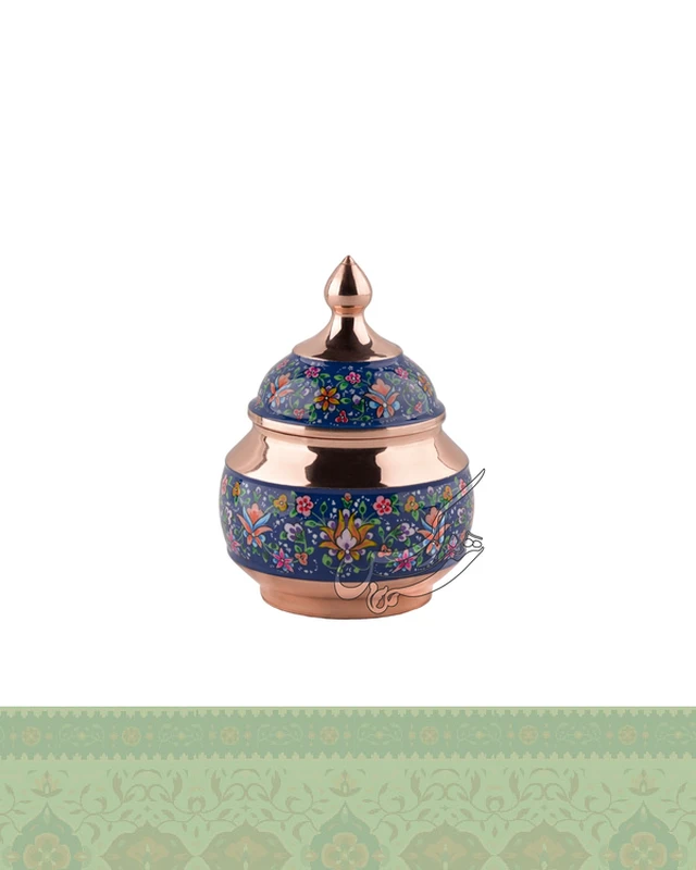 قندان مس و پرداز سایز کوچک