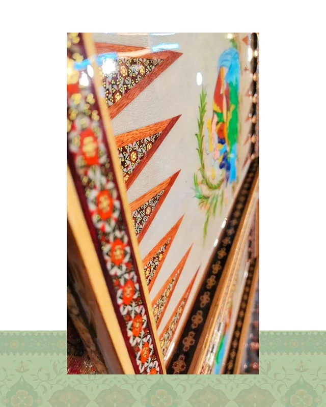 ارسال و فروش تخته نرد و شطرنج خاتم و نقاشی چهره در خارج از کشور