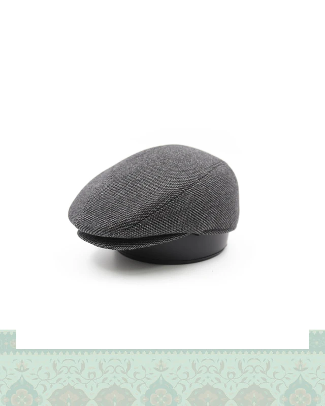 کلاه کپی گوشی دار طوسی تیره - S (56-57)