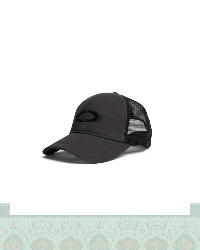 کلاه بيسبالي کتان پشت تور گلدوزي لوگو oakley - مشکی