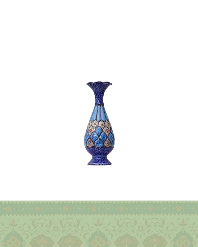 خرید گلدان میناکاری شده 20 سانتی لوکس در اروپا و آمریکا
