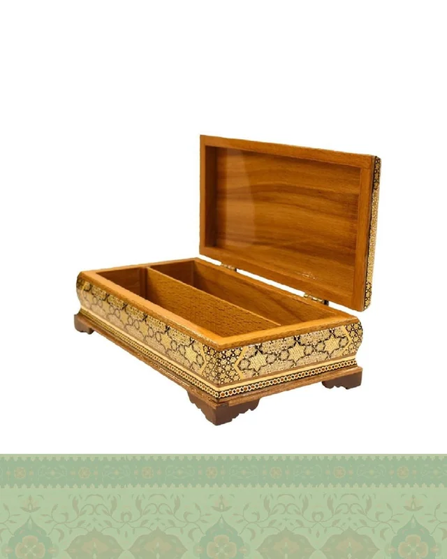 عکس سرویس جا قاشقی و سطل و کلینکس خاتم کاری