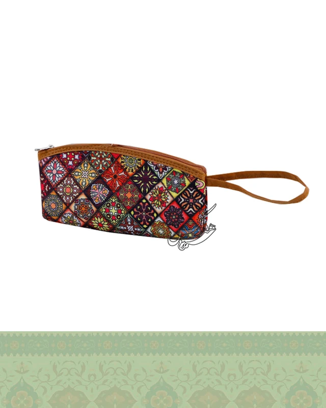 کیف ارایشی ترمه طرح سنتی