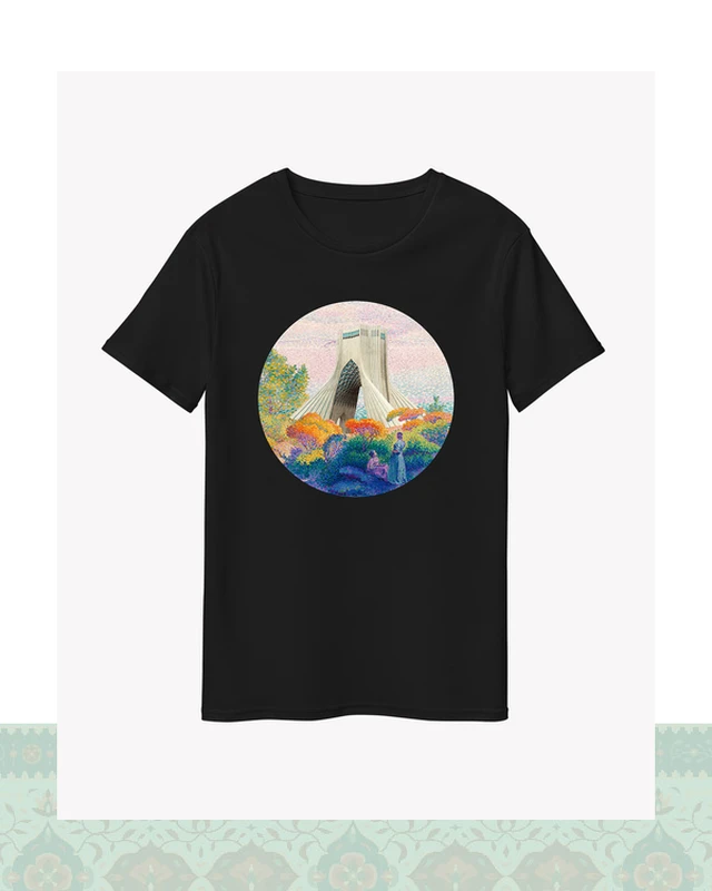 تیشرت رویای آزادی ۱۶ - سفید-Oversized - S