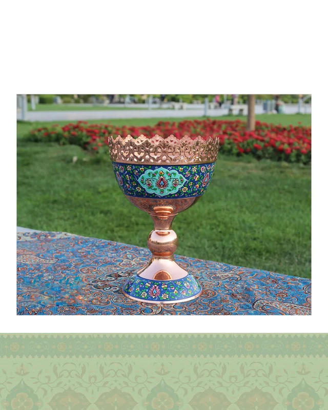 خرید آجیل خوری مس و پرداز 29 سانتی در اروپا و آمریکا